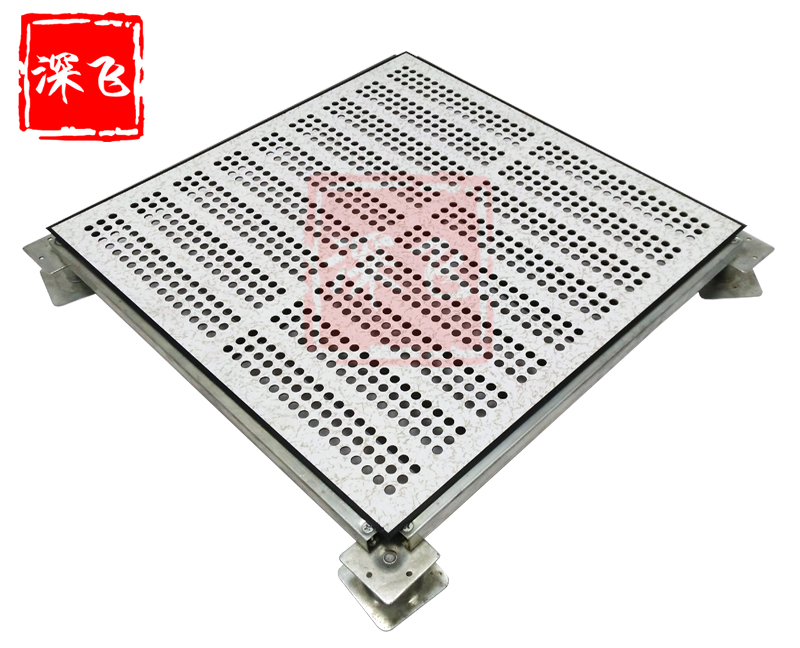 深飞焊管型小圆孔通风防静电地板（通风率：20-25%）